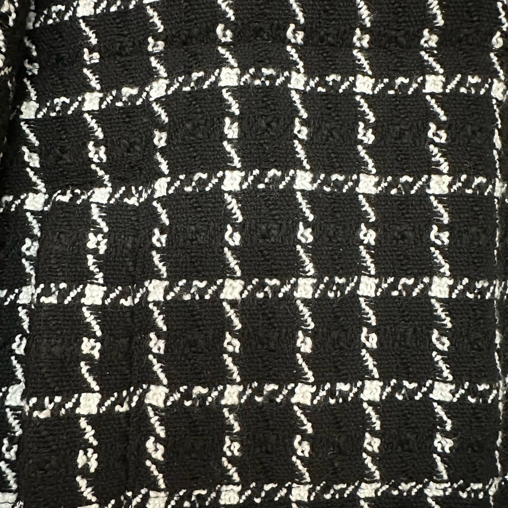 Jason Wu Black and White Tweed Puffer Size M Jacket - Picture 6 of 11
